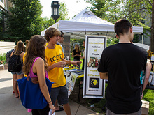 Students at Tippie Fest