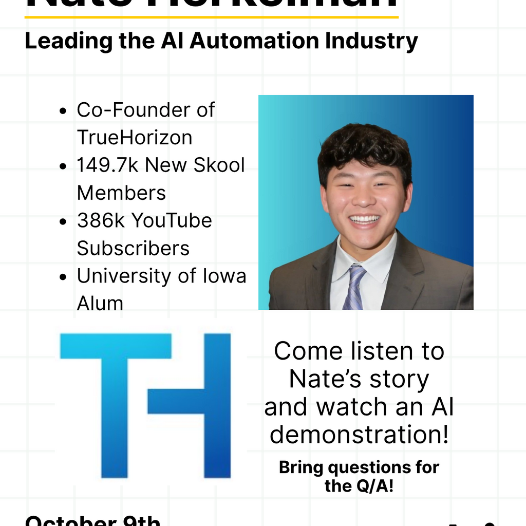 Applied AI Guest Speaker #2: Nate Herkelman promotional image