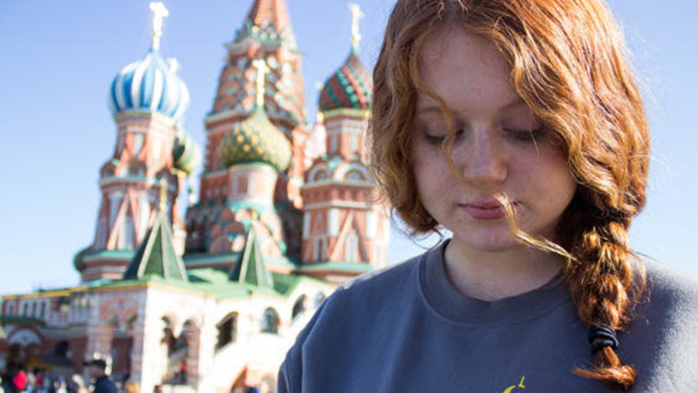 Tippie student in Moscow